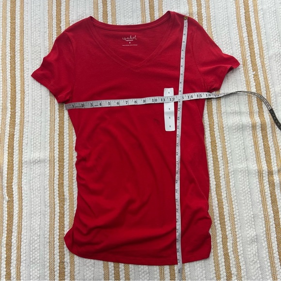 Short Sleeve V-Neck Maternity T-Shirt - Isabel
Maternity by Ingrid & Isabe|Red S - Picture 14 of 17